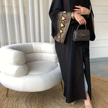 Charger l'image dans la galerie, Abaya Kimono Noir