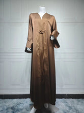 Charger l'image dans la galerie, Abaya Kimono Marron
